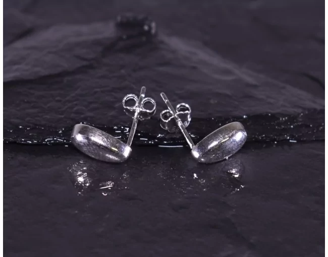 Silberohrstecker mit Wassertropfen Motiv