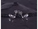 Silberohrstecker mit Wassertropfen Motiv