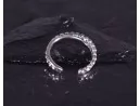 Silberring als Kugelkranz