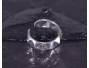 Silberring im Punk Design
