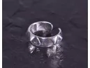 Silberring im Punk Design