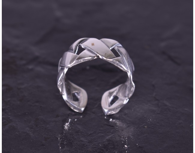 Silberring mit keltischem Flechtmotiv
