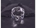 Silberring mit keltischem Flechtmotiv