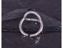 Silberring mit Kranzmotiv