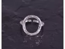 Silberring mit Kranzmotiv