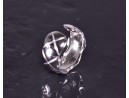 Silberring mit lebendigem Design