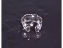 Silberring mit lebendigem Design