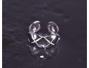 Silberring mit lebendigem Design