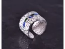 Silberring mit Mosaikkunst