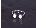 Silberring mit symmetrischer Grundform