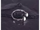 Silberring mit symmetrischer Grundform
