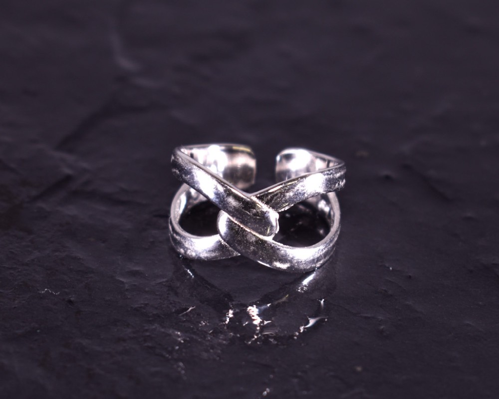 Silberring verstellbar offen - für jeden Anlass geeignet