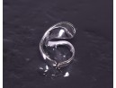 Stylischer Silberring offen