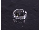 Vintage Silberring mit Seilknotenoptik