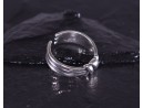 Vintage Silberring mit Seilknotenoptik