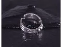 Vintage Silberring mit Seilknotenoptik