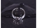 Vintage Silberring mit Seilknotenoptik