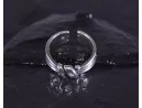 Vintage Silberring mit Seilknotenoptik