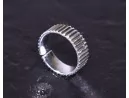 Zeitgenössischer Silberring modern