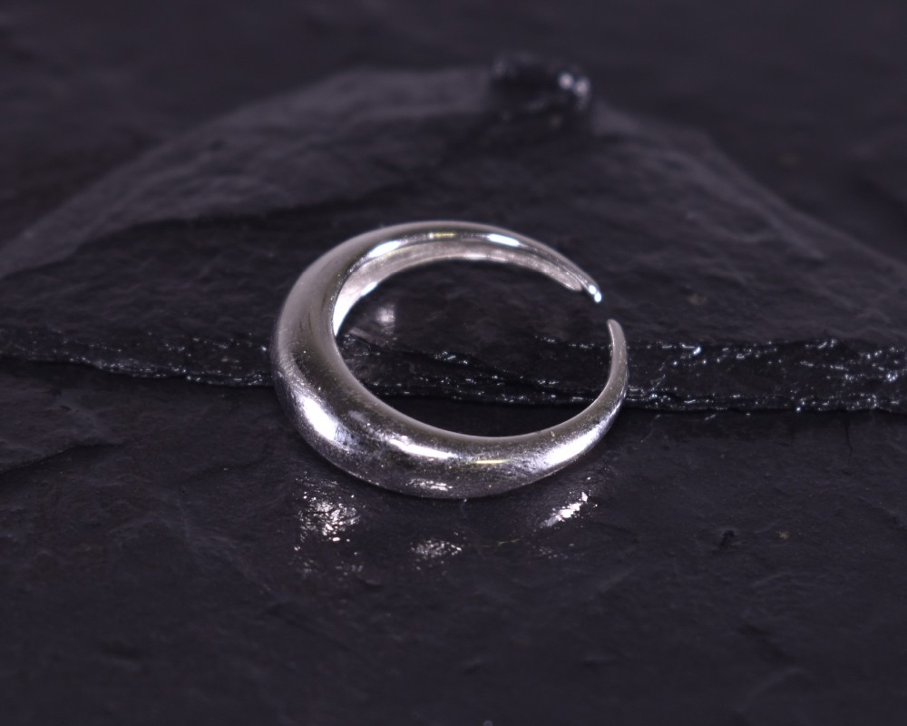 Zeitlos eleganter Silberring