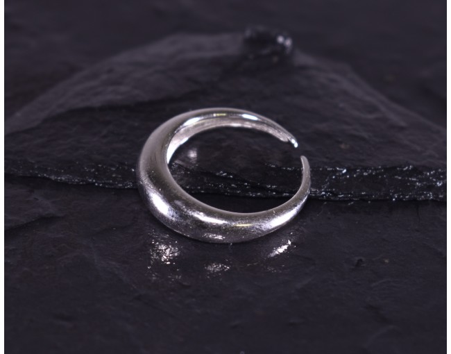 Zeitlos eleganter Silberring
