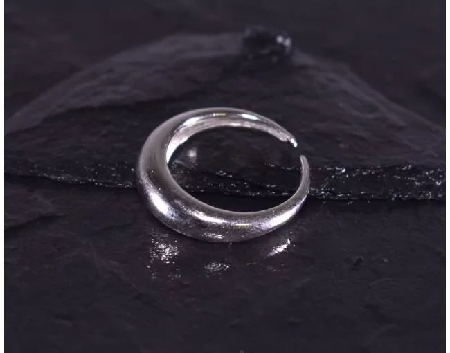 Zeitlos eleganter Silberring