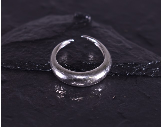 Zeitlos eleganter Silberring