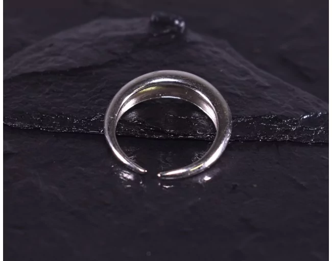 Zeitlos eleganter Silberring