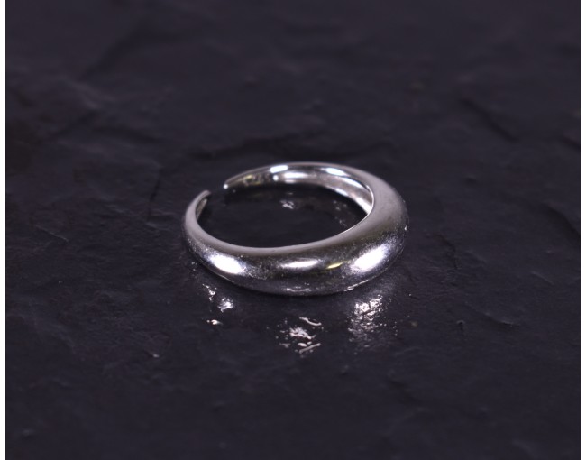 Zeitlos eleganter Silberring