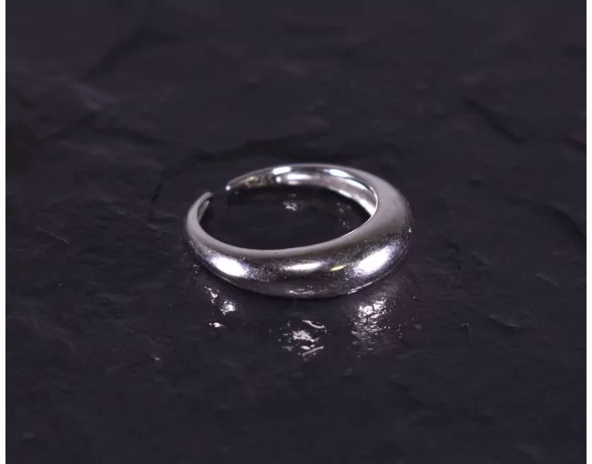 Zeitlos eleganter Silberring