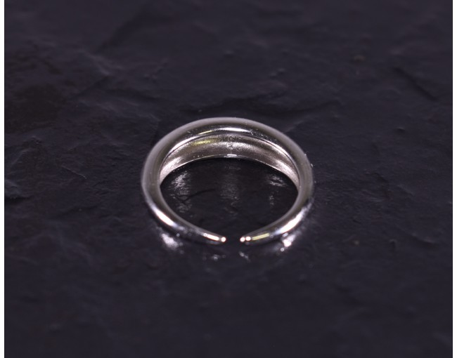 Zeitlos eleganter Silberring