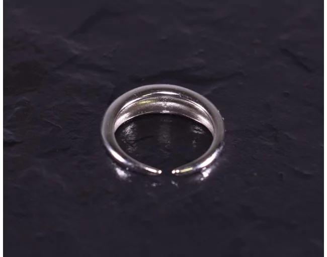 Zeitlos eleganter Silberring