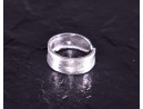 Zeitloser Silberring Klassiker elegant designt