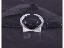 Zeitloser Silberring mit symmetrischer Grundform