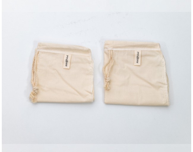 Lot de 2 sachets de lait de noix en coton