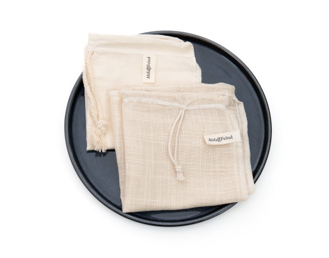 Sac à lait de noix en coton et sac à lait de noix en chanvre