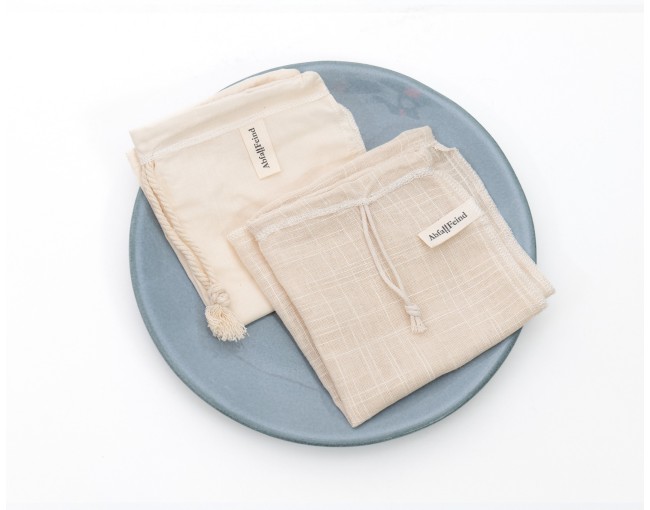 Sac à lait de noix en coton et sac à lait de noix en chanvre